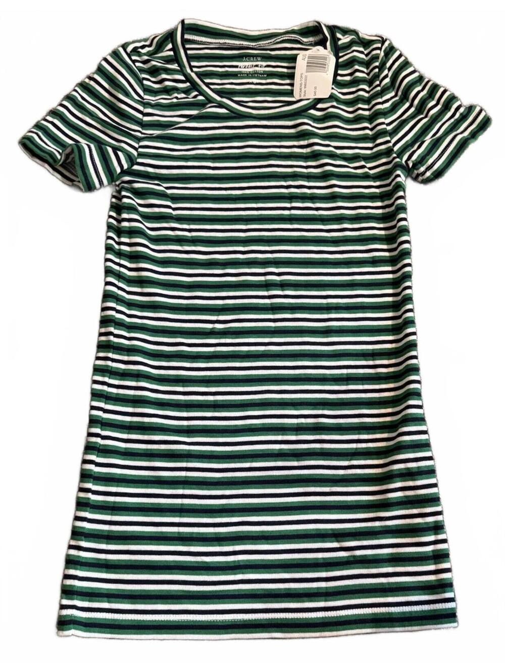 J.Crew Perfect Fit Striped Cotton T-Shirt XS